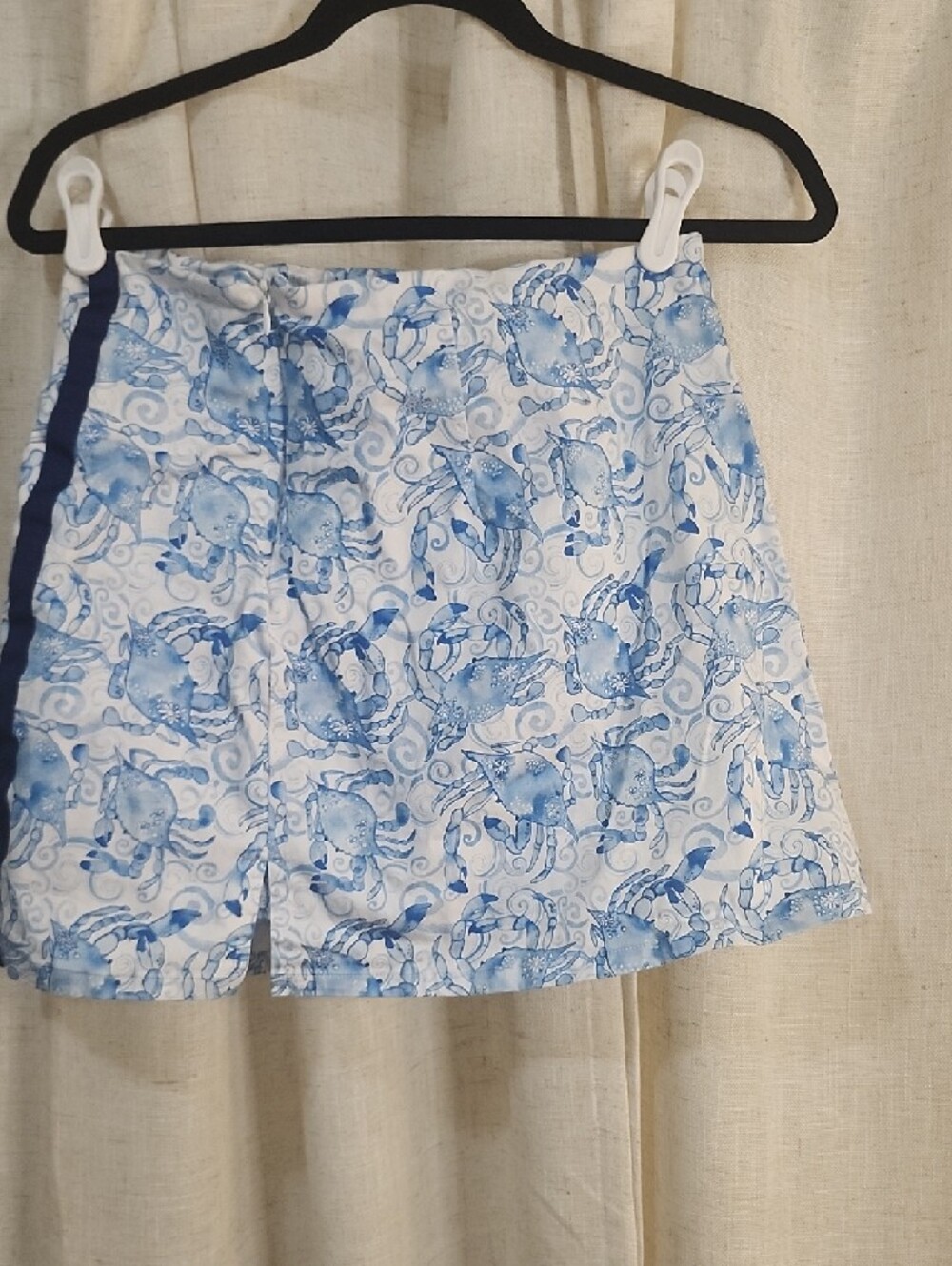 Kaeli Smith Blue and White Printed Skirt P9 - Picture 5 of 5